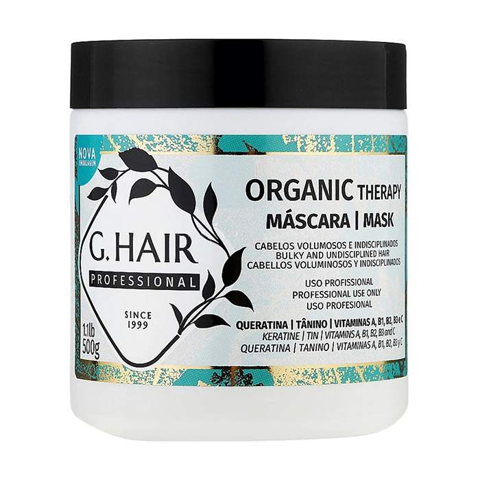 Органічний холодний ботокс для волосся Inoar G.Hair Organic Therapy, 500 г